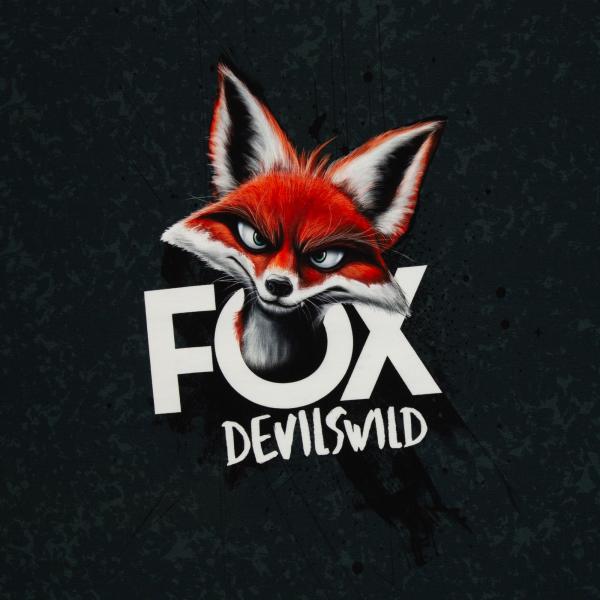 French Terry Panel ca. 85cm Fox Devilswild by Thorsten Berger von Swafing